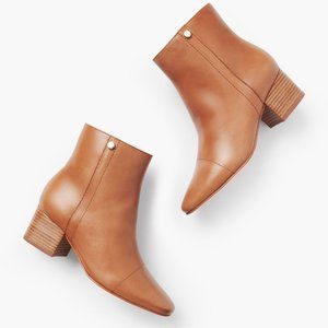 Talbots Harlow Cap Toe Booties